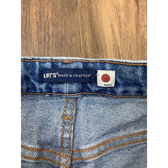 Levi's Japanese Selvedge Made and Crafted Draft Wide Taper Big E denim jeans 32 - Picture 6 of 7